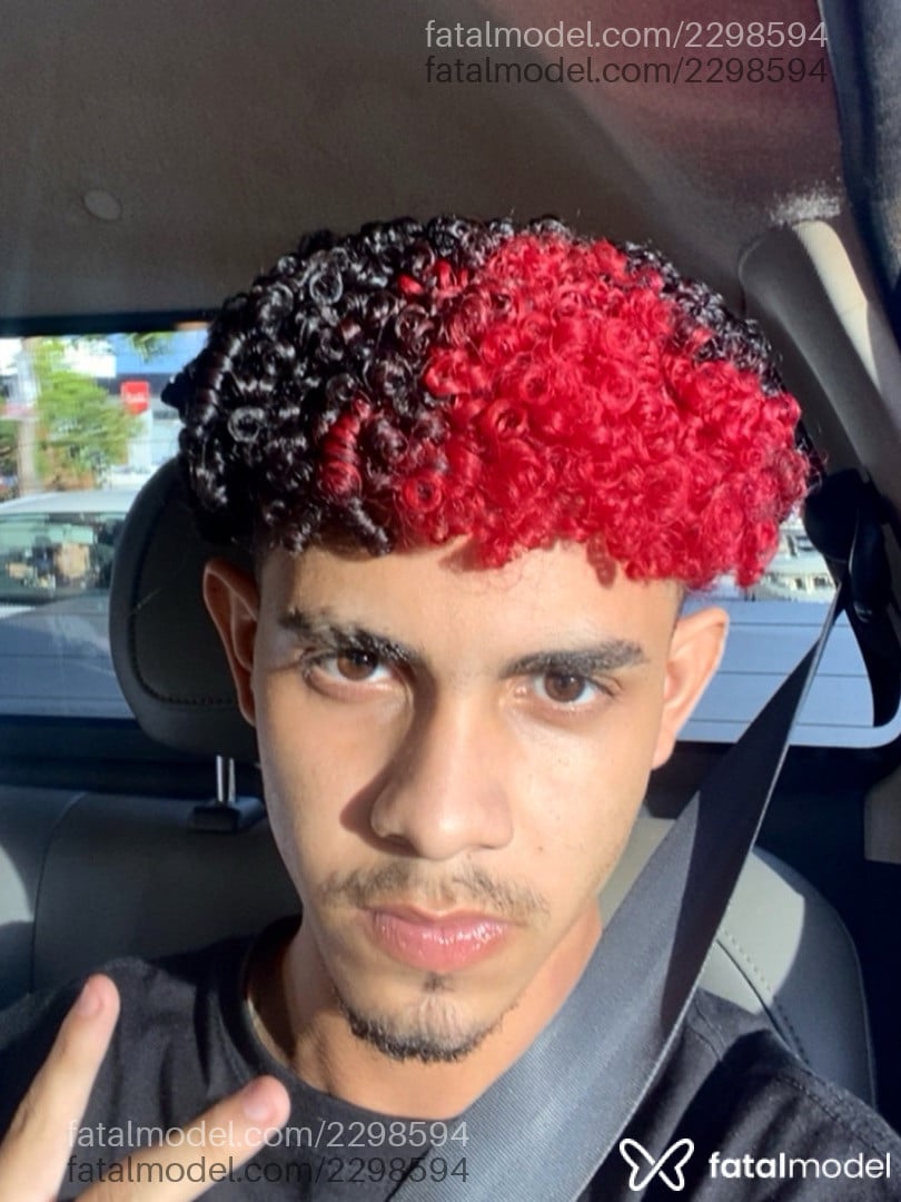 Acompanhante homem com cabelo colorido de olhos castanhos em Goiânia - Daniel Castro
