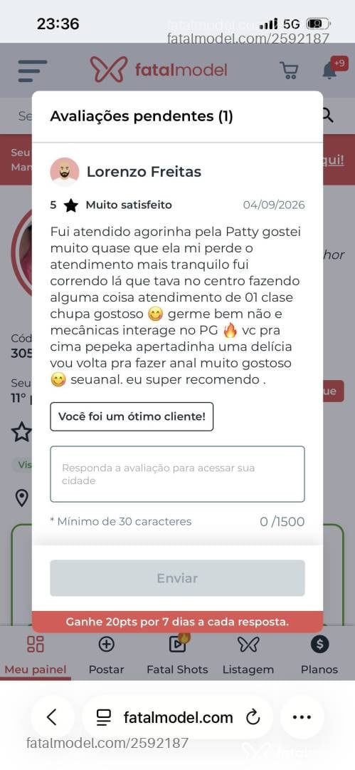Acompanhante mulher morena (o) de olhos castanhos - Patyy