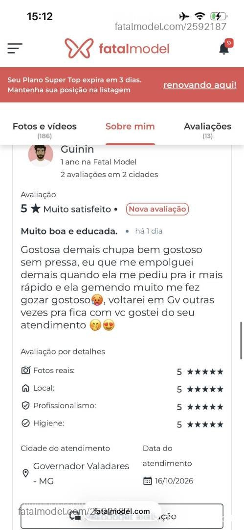 Acompanhante mulher morena (o) de olhos castanhos - Patyy