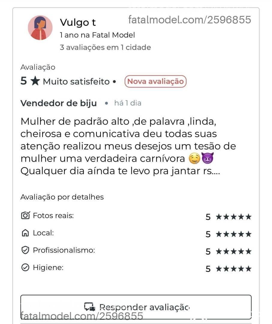 Acompanhante mulher morena (o) de olhos pretos - Fernanda