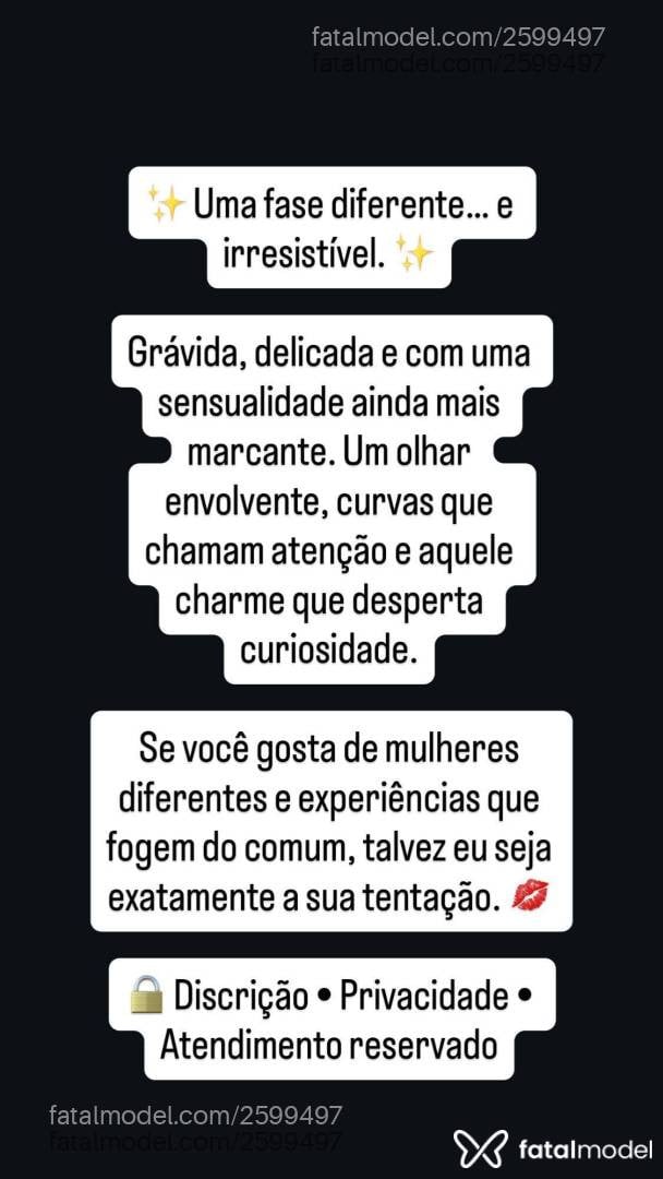 Acompanhante mulher com cabelo castanho de olhos castanhos - Fernanda Rocha