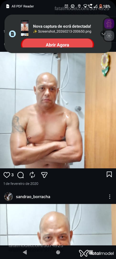 Acompanhante homem sem cabelo de olhos pretos em Florianópolis - Ruan Derrico