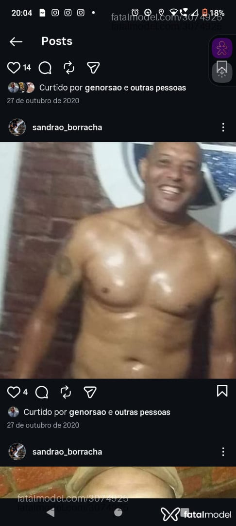 Acompanhante homem sem cabelo de olhos pretos em Florianópolis - Ruan Derrico