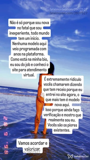 Acompanhante mulher morena (o) de olhos castanhos em Virtual - Chocopussy