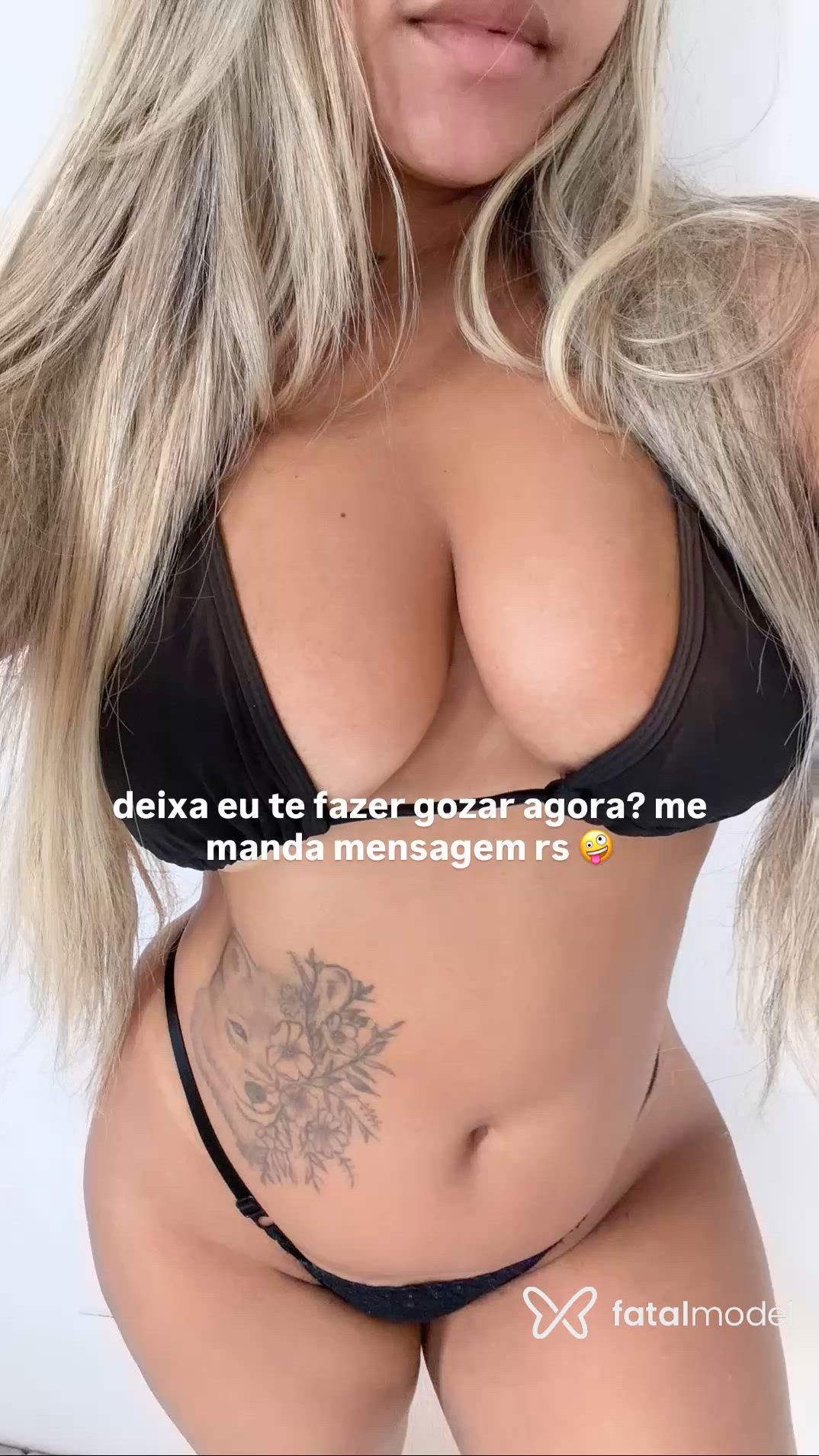 Acompanhante mulher loira (o) de olhos pretos - Lunna Ember