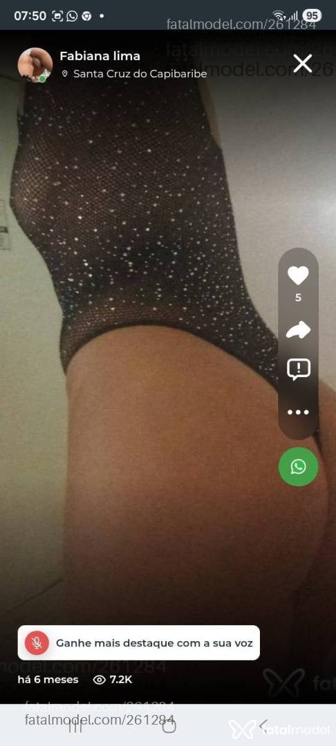 Acompanhante mulher morena (o) de olhos castanhos em Serra Talhada - Fabiana lima