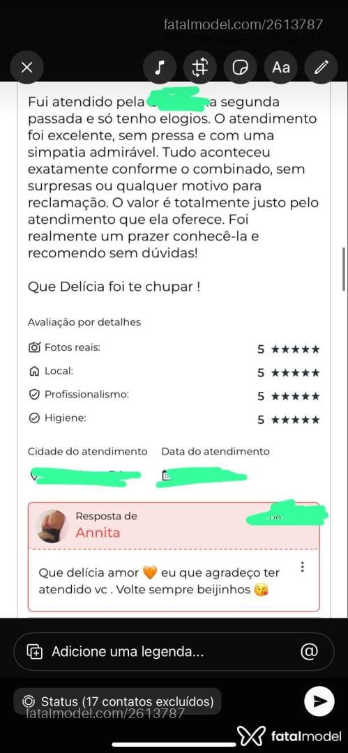 Acompanhante mulher loira (o) de olhos castanhos em Feira de Santana - Annita