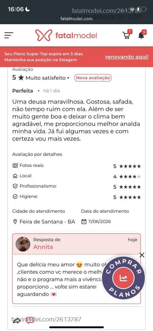 Acompanhante mulher loira (o) de olhos castanhos em Feira de Santana - Annita
