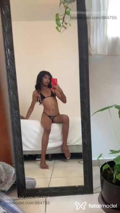 Acompanhante mulher trans morena (o) de olhos pretos em Rinópolis - Agatha