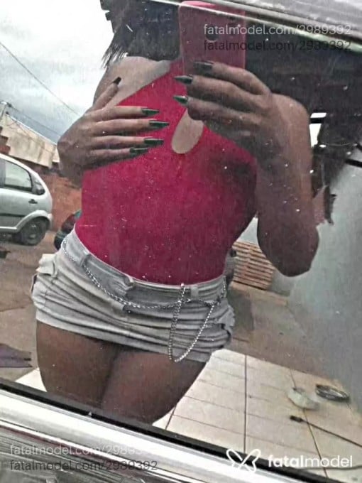 Acompanhante mulher trans com cabelo castanho de olhos castanhos em Rio Verde - Andy
