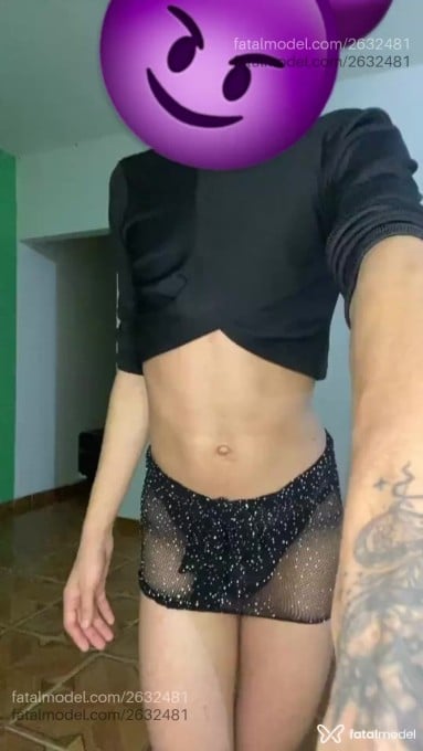 Acompanhante mulher trans com cabelo castanho de olhos castanhos em Campinas - Ravensilv