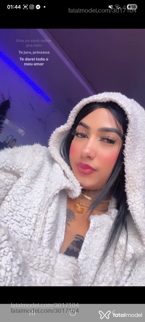 Acompanhante mulher trans morena (o) de olhos pretos em Franca - Biia Miranda