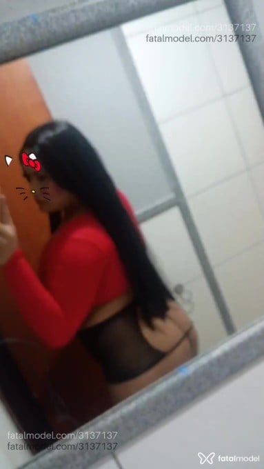 Acompanhante mulher trans morena (o) de olhos castanhos em Goiânia - Natasha