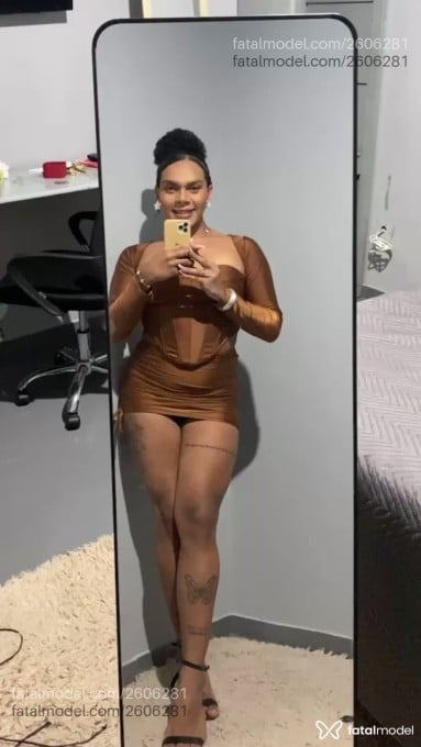 Acompanhante mulher trans morena (o) de olhos castanhos em Natal - Eduarda Santos