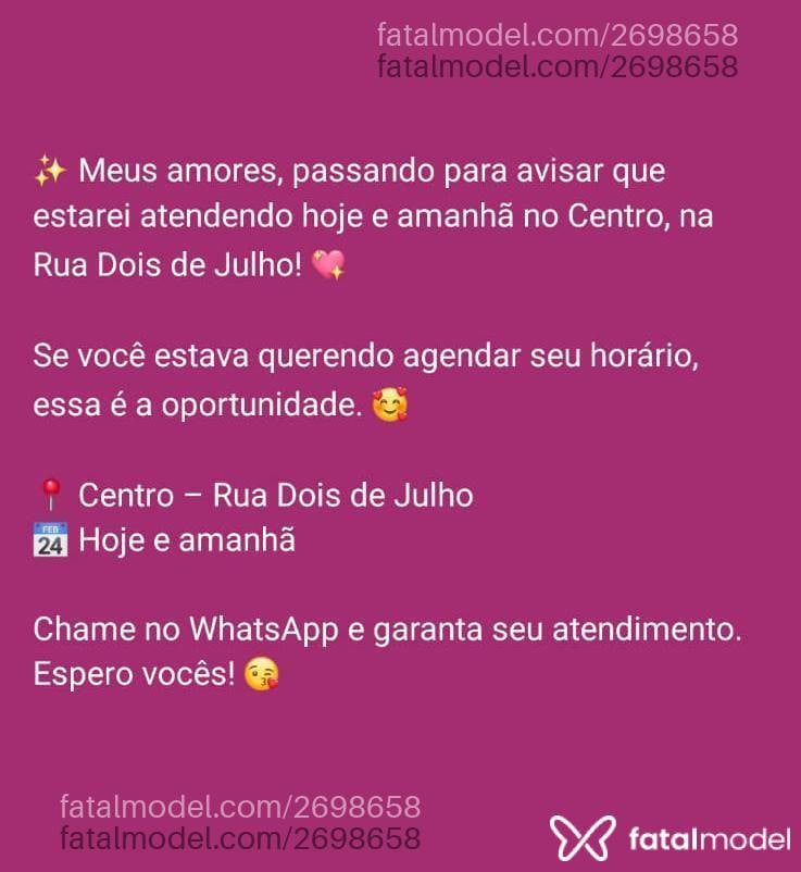 Acompanhante mulher morena (o) de olhos castanhos em Porto Seguro - Ju Soares