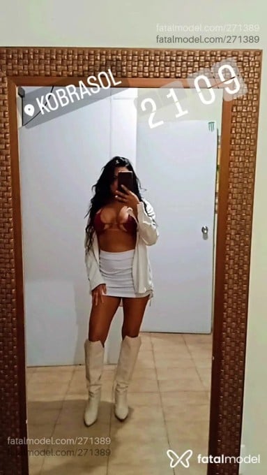 Acompanhante mulher morena (o) de olhos verdes em São José - Dani ventura
