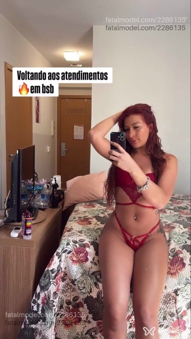 Acompanhante mulher ruiva (o) de olhos castanhos em Brasília - Danny Martins