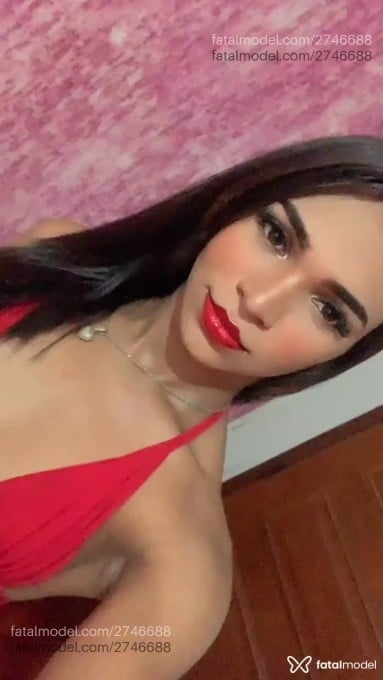 Acompanhante mulher trans com cabelo castanho de olhos castanhos em Araguaína - Jade Santana