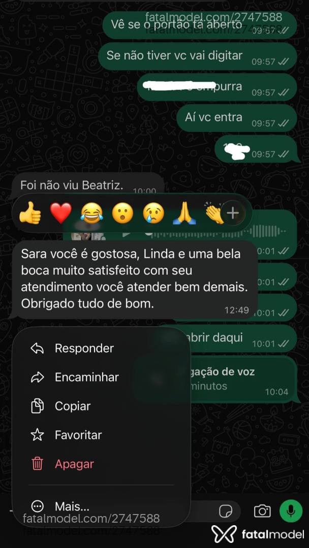 Acompanhante mulher morena (o) de olhos castanhos - Beatriz Silva