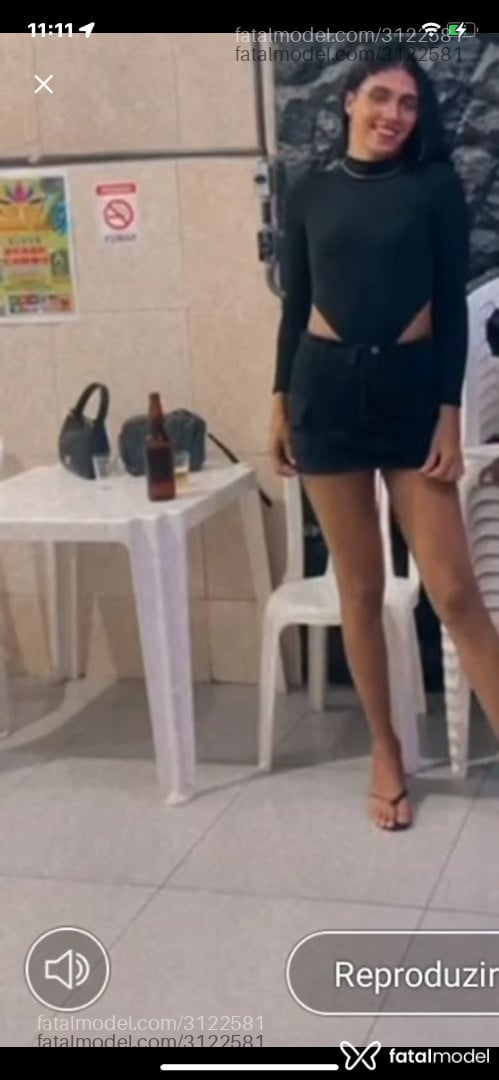 Acompanhante mulher trans morena (o) de olhos castanhos em Virtual - Luninha