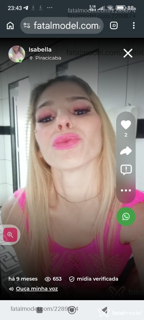 Acompanhante mulher loira (o) de olhos castanhos em Piracicaba Acompanhante mulher loira (o) de olhos castanhos em Piracicaba - Isabella