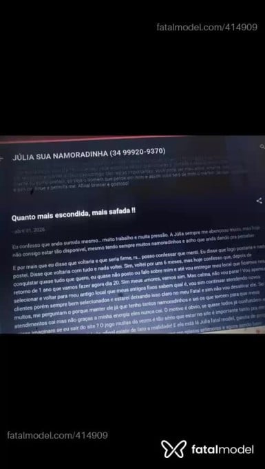 Acompanhante mulher com cabelo castanho de olhos castanhos em Uberlândia - Júlia