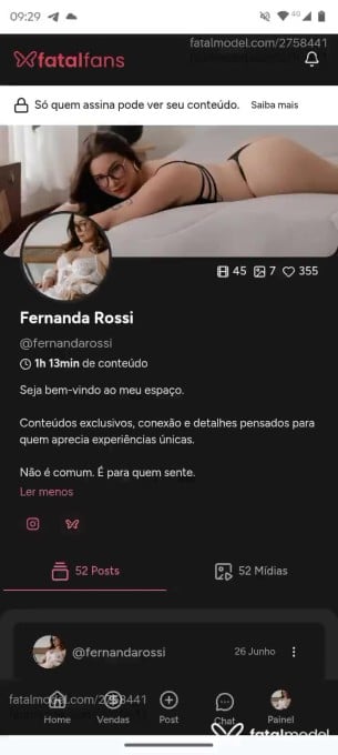 Acompanhante mulher com cabelo castanho de olhos verdes em Porto Alegre - Fernanda Rossi