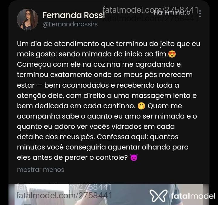 Acompanhante mulher com cabelo castanho de olhos verdes - Fernanda Rossi