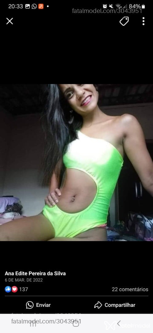 Acompanhante mulher morena (o) de olhos castanhos em Patos de Minas Acompanhante mulher morena (o) de olhos castanhos em Patos de Minas - Any Gabrila