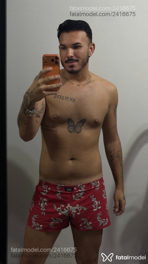Acompanhante homem com cabelo castanho de olhos castanhos em Goiânia - Vinícius