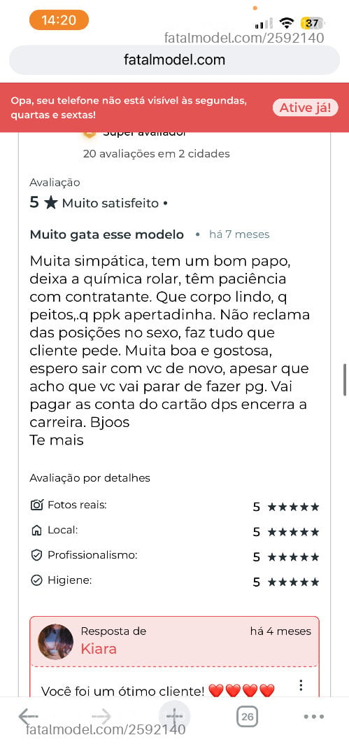 Acompanhante mulher com cabelo castanho de olhos verdes em Rondonópolis - Kiara