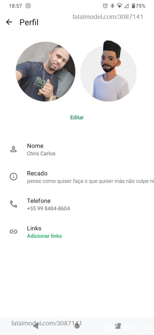 Acompanhante homem morena (o) de olhos castanhos em Senador La Rocque - Chris Carlos