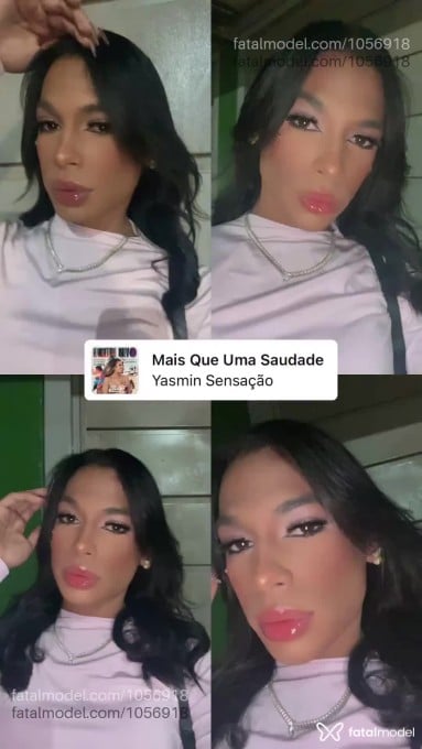 Acompanhante mulher trans com cabelo castanho de olhos castanhos em Luís Eduardo Magalhães - Lívia
