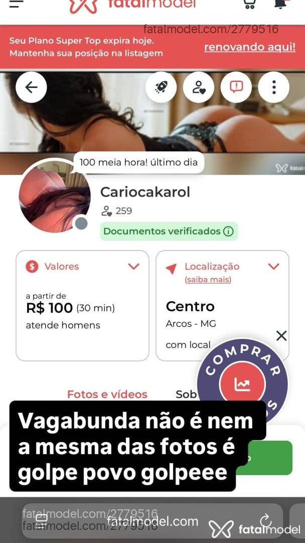 Acompanhante mulher morena (o) de olhos castanhos em Lavras - Bianca Fernandes