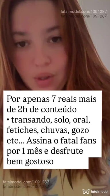 Acompanhante mulher ruiva (o) de olhos mel em Virtual - BRUNA