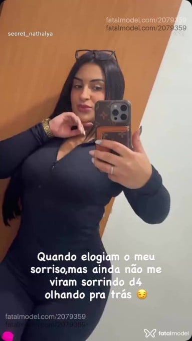 Acompanhante mulher morena (o) de olhos castanhos em Gravataí - Nathalya
