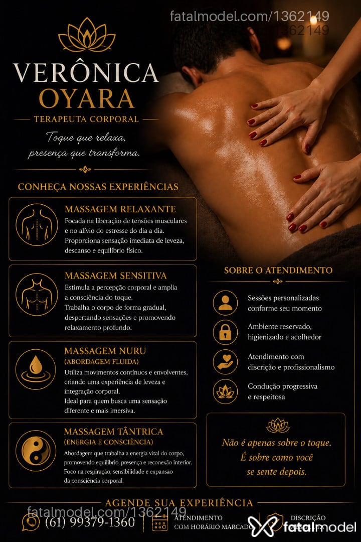 Acompanhante mulher morena (o) de olhos castanhos em Itaberaí - Verônica Oyara
