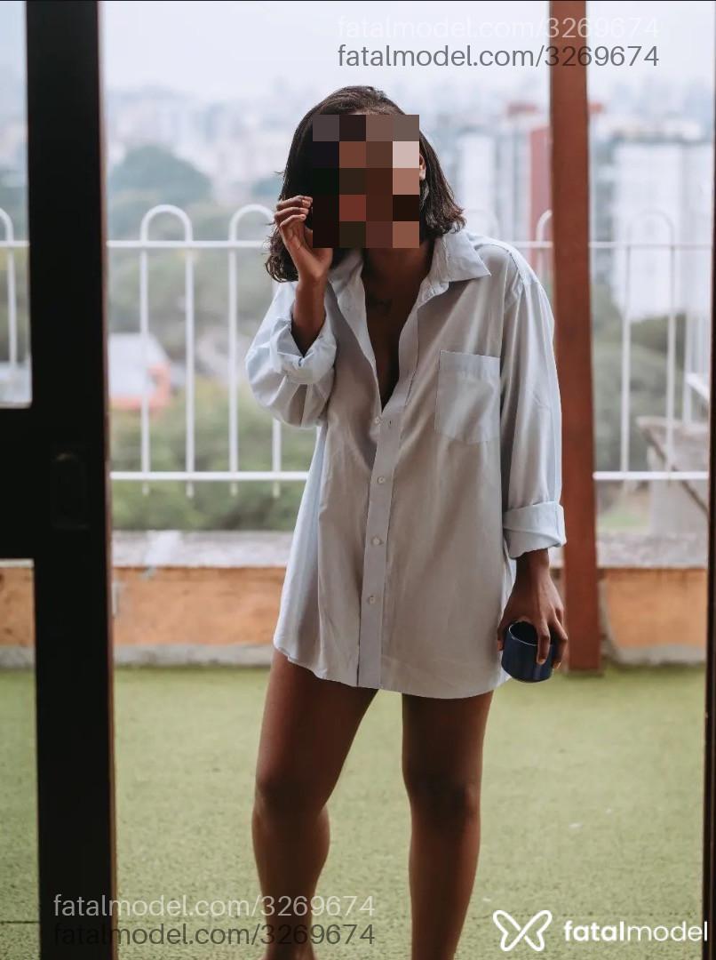Acompanhante mulher com cabelo castanho de olhos pretos em Porto Alegre - Gabriela