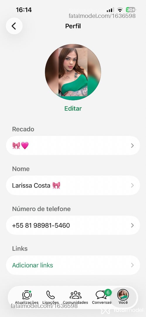 Acompanhante travesti loira (o) de olhos verdes em Recife Acompanhante travesti loira (o) de olhos verdes em Recife - Larissa costa
