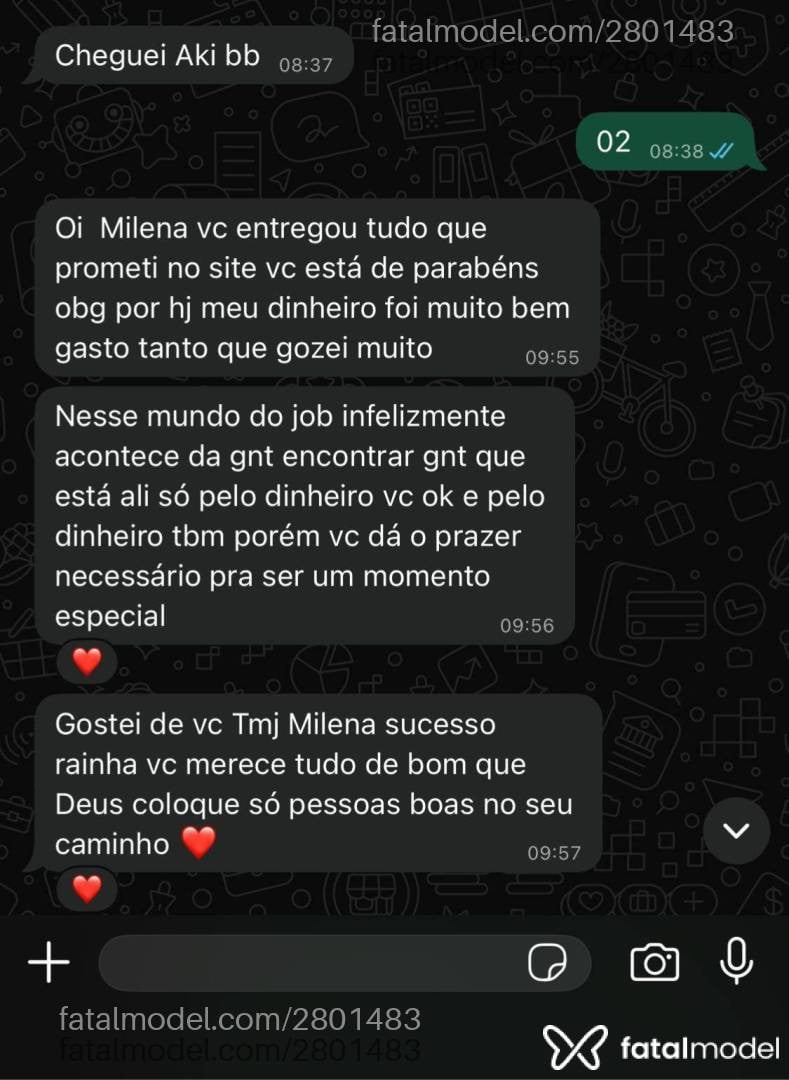 Acompanhante mulher trans morena (o) de olhos castanhos - Milena