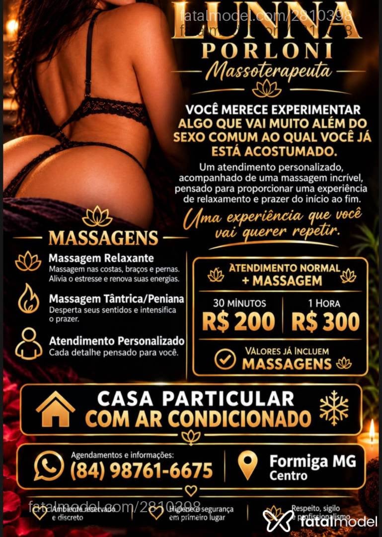 Acompanhante mulher morena (o) de olhos pretos - Lunna Porloni
