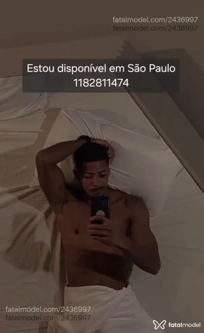 Acompanhante homem morena (o) de olhos pretos em São Paulo - David