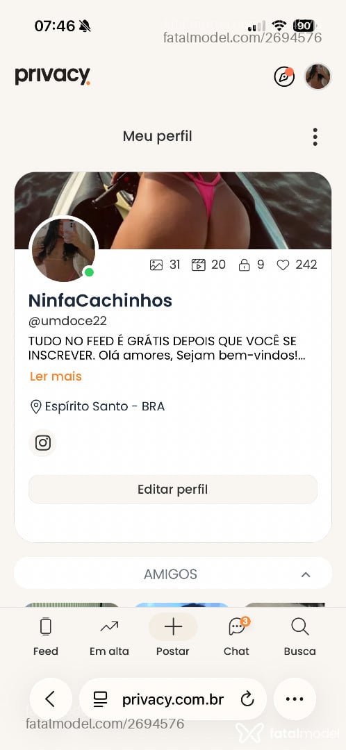 Acompanhante mulher morena (o) de olhos pretos em Vila Velha - Khailla