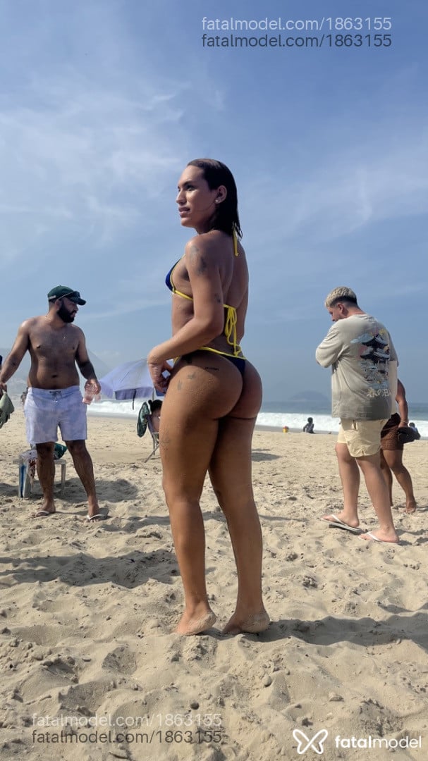 Acompanhante mulher trans com cabelo castanho de olhos castanhos em Cuiabá - Bella