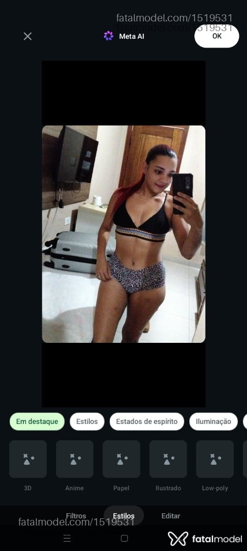 Acompanhante mulher morena (o) de olhos castanhos em Ariquemes - Erika