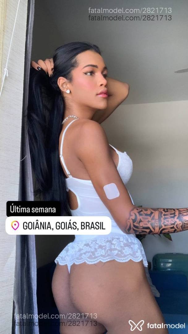 Acompanhante mulher trans morena (o) de olhos castanhos em Goiânia - Andressa