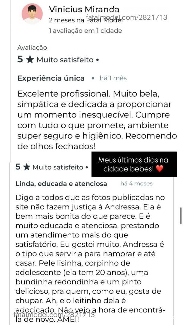 Acompanhante mulher trans morena (o) de olhos castanhos em Araxá - Andressa