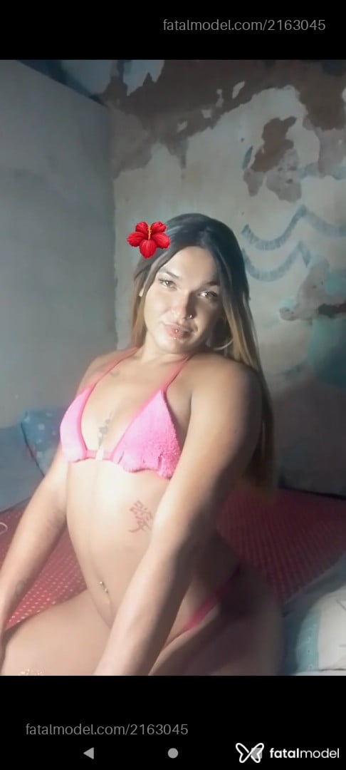 Acompanhante mulher trans com cabelo castanho de olhos castanhos em Maceió - Grazzyelly Hadassa