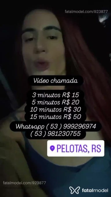 Acompanhante mulher trans loira (o) de olhos castanhos em Virtual - Milena