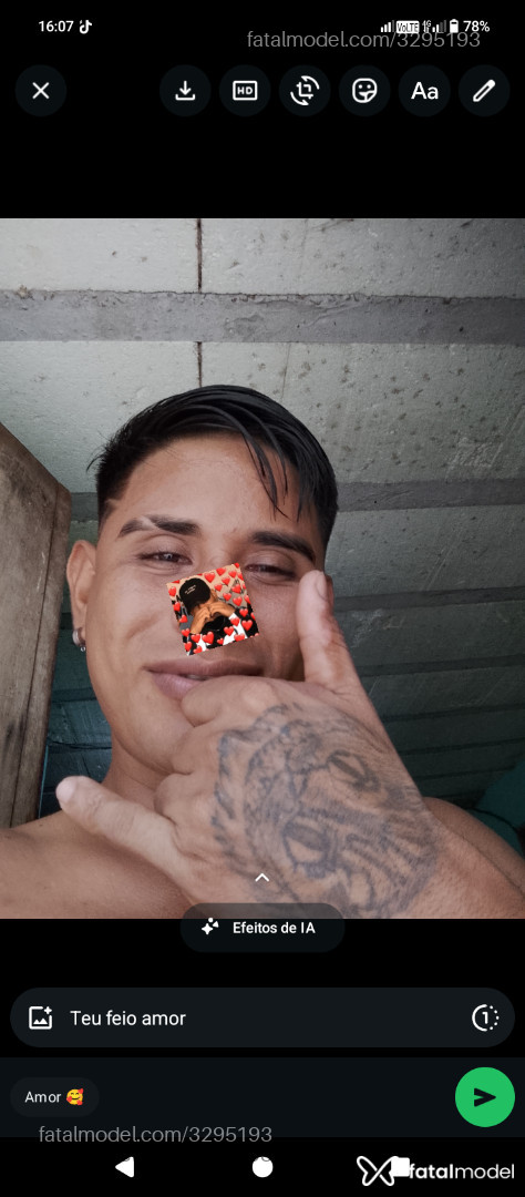 Acompanhante homem com cabelo castanho de olhos castanhos - Ycaro